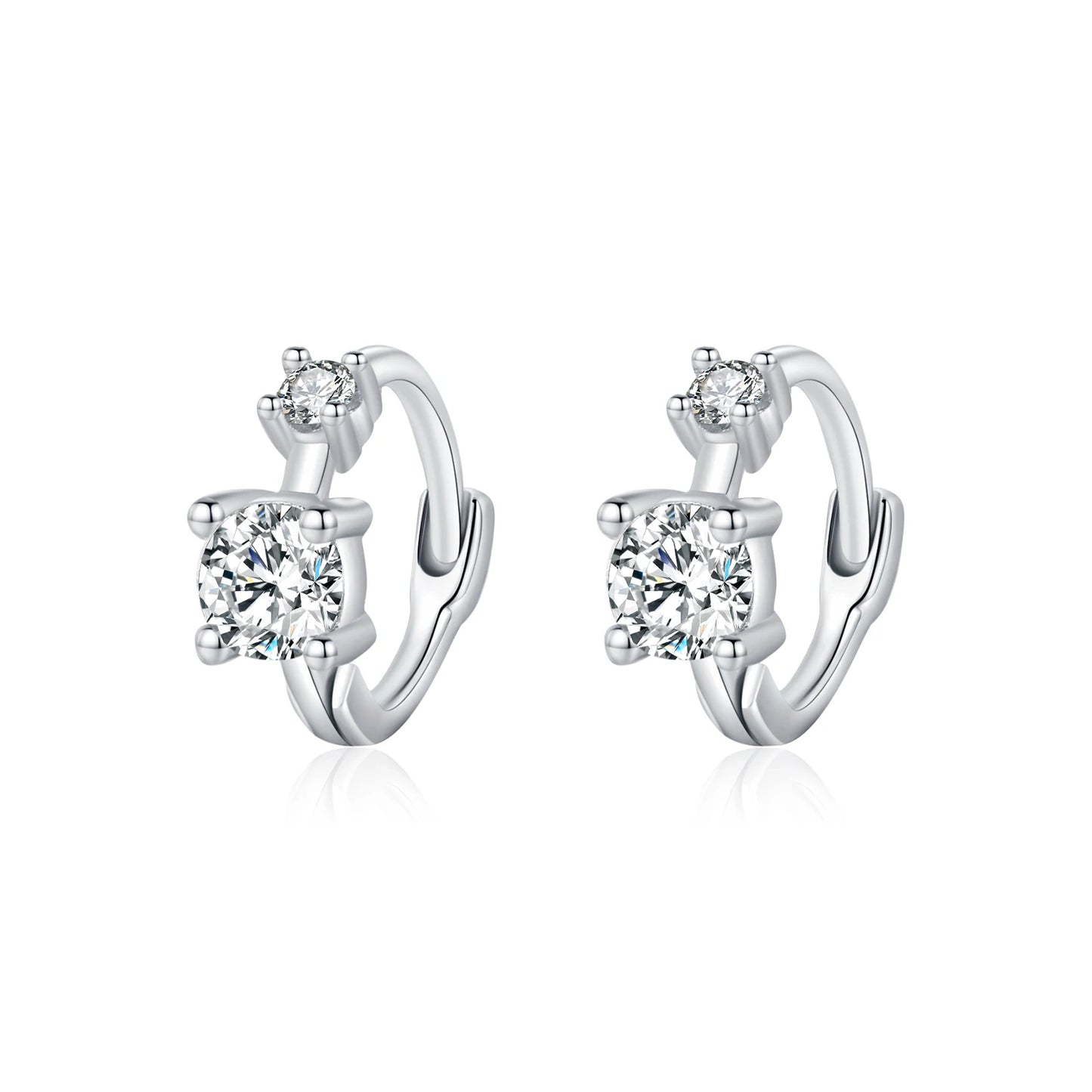 Women’s Hoop Earrings in 925 Sterling Silver