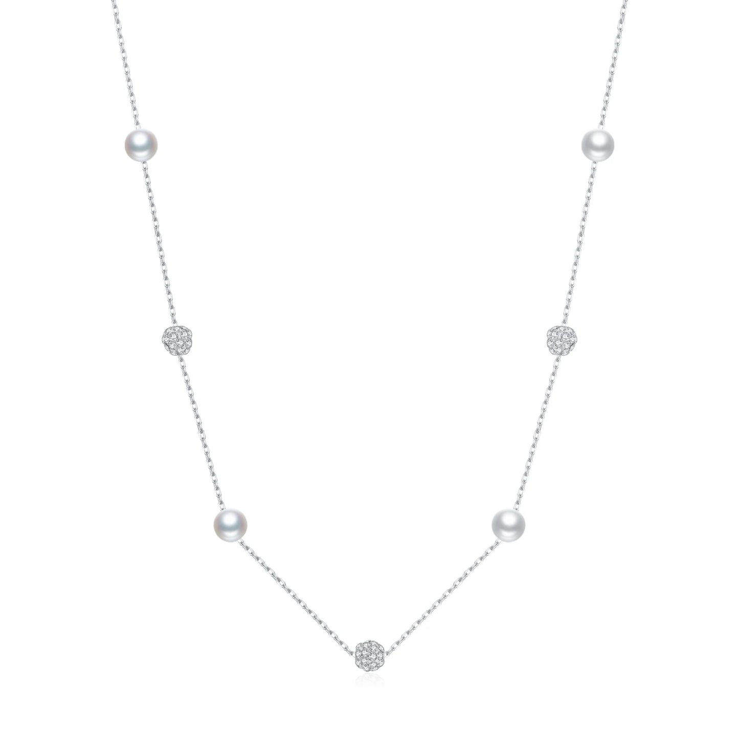 Women’s Geometric Necklace in 925 Sterling Silver
