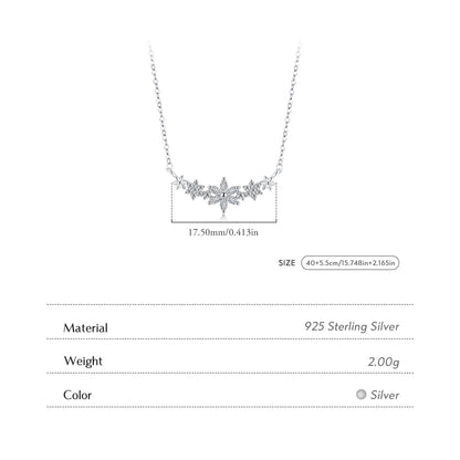Women’s Star Necklace in 925 Sterling Silver
