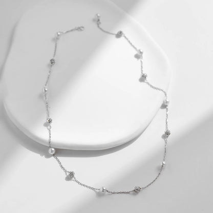 Women’s Geometric Necklace in 925 Sterling Silver