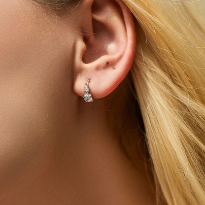 Women’s Hoop Earrings in 925 Sterling Silver
