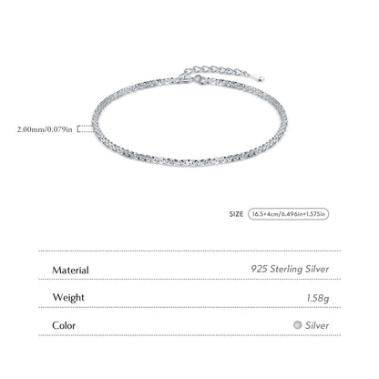 Women’s Riviera Bracelet in 925 Sterling Silver