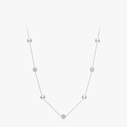 Women’s Geometric Necklace in 925 Sterling Silver