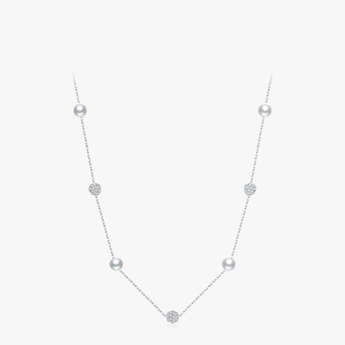 Women’s Geometric Necklace in 925 Sterling Silver