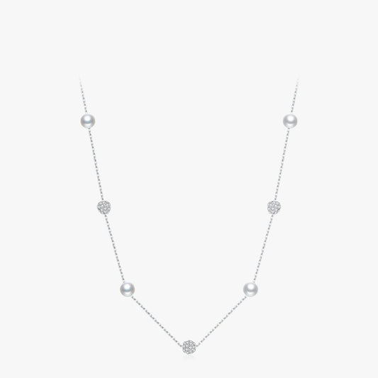 Women’s Geometric Necklace in 925 Sterling Silver