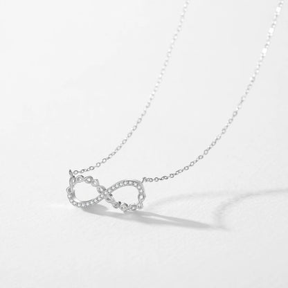 Women’s Infinity Necklace in 925 Sterling Silver