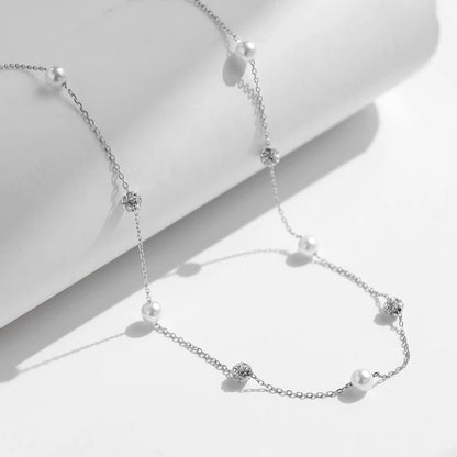 Women’s Geometric Necklace in 925 Sterling Silver