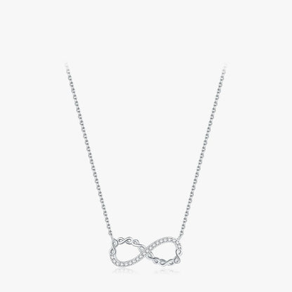 Women’s Infinity Necklace in 925 Sterling Silver