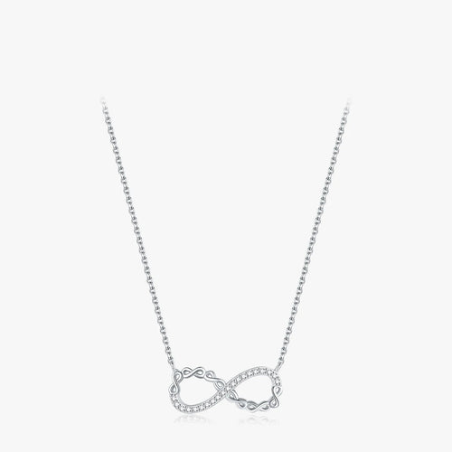 Women’s Infinity Necklace in 925 Sterling Silver