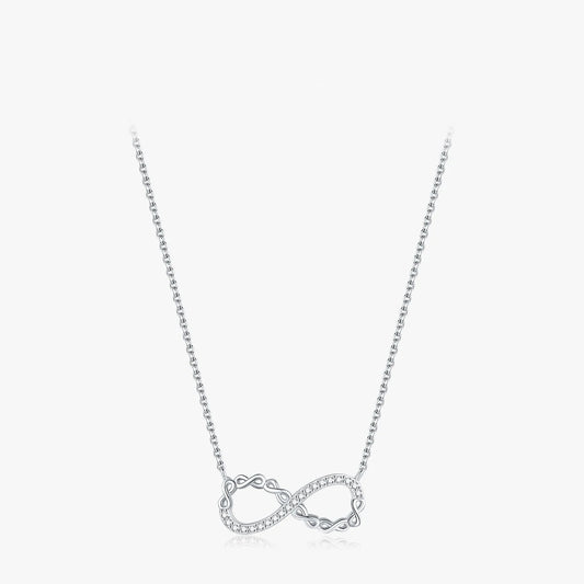Women’s Infinity Necklace in 925 Sterling Silver