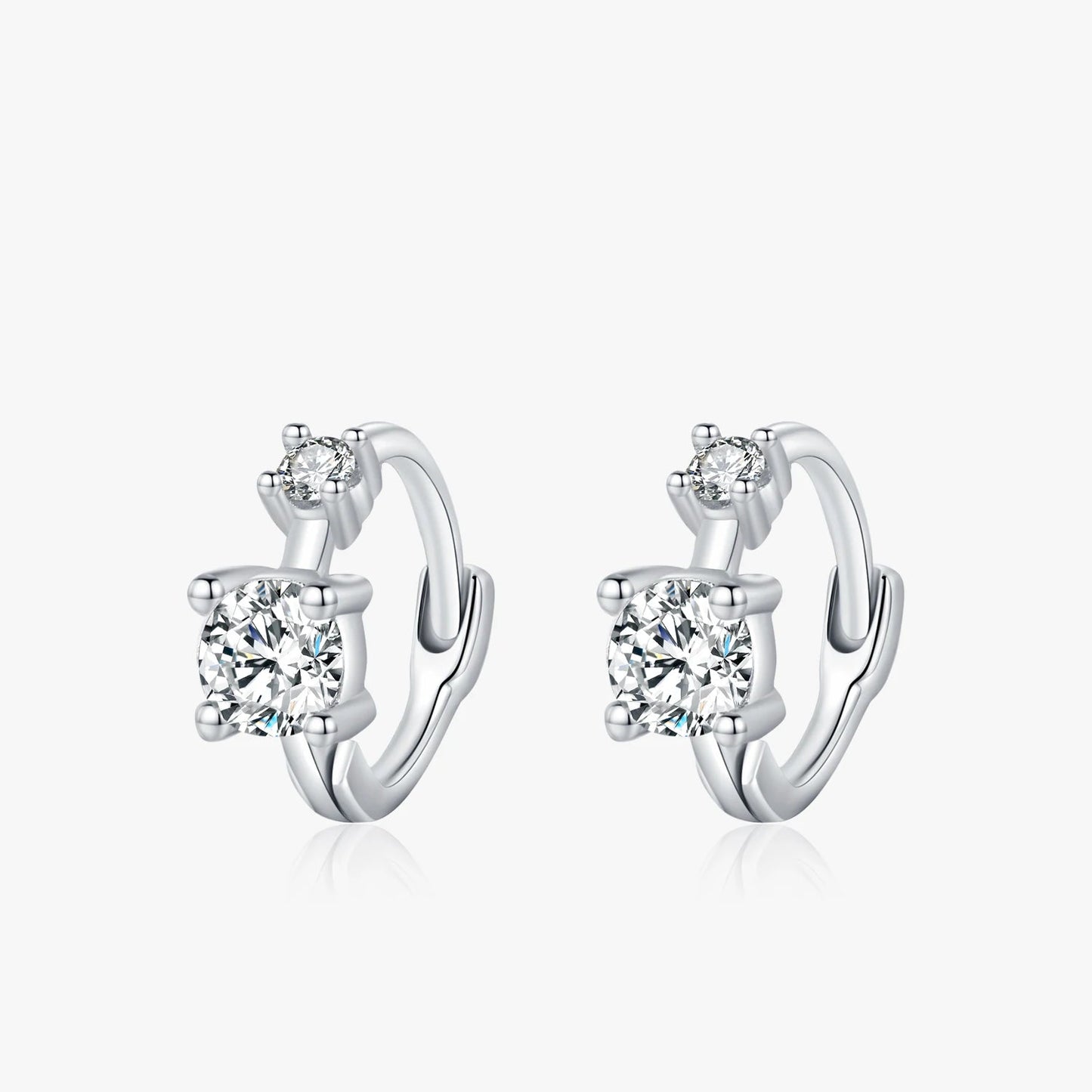 Women’s Hoop Earrings in 925 Sterling Silver